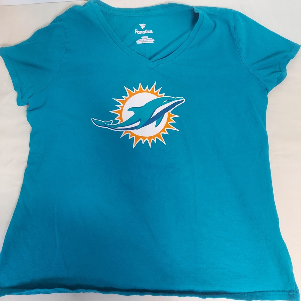 Miami Dolphins Tyreek Hill #10‎ NFL Fanatics T-Shirt Womens Large L